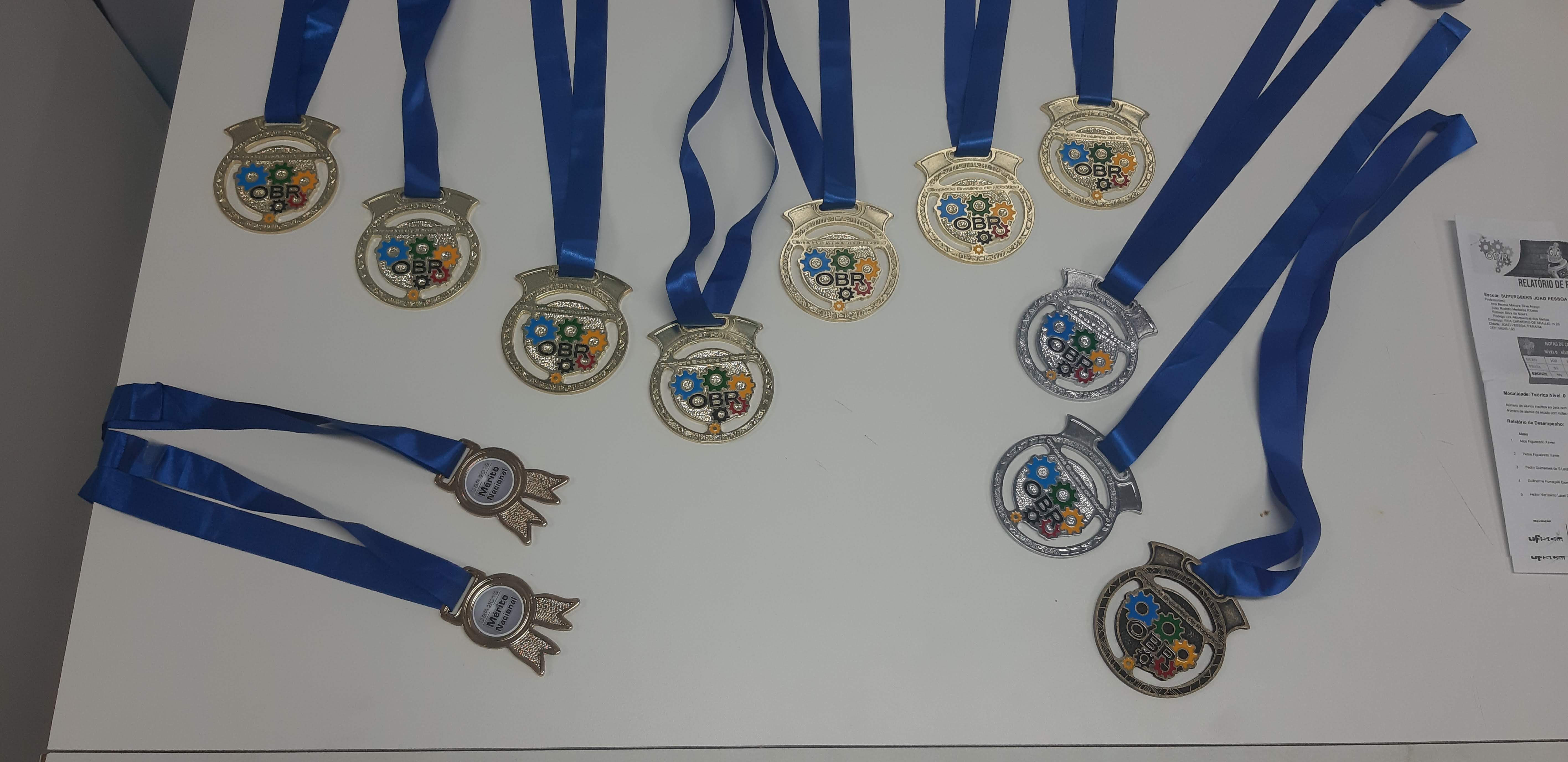 Medalhas OBR 2019